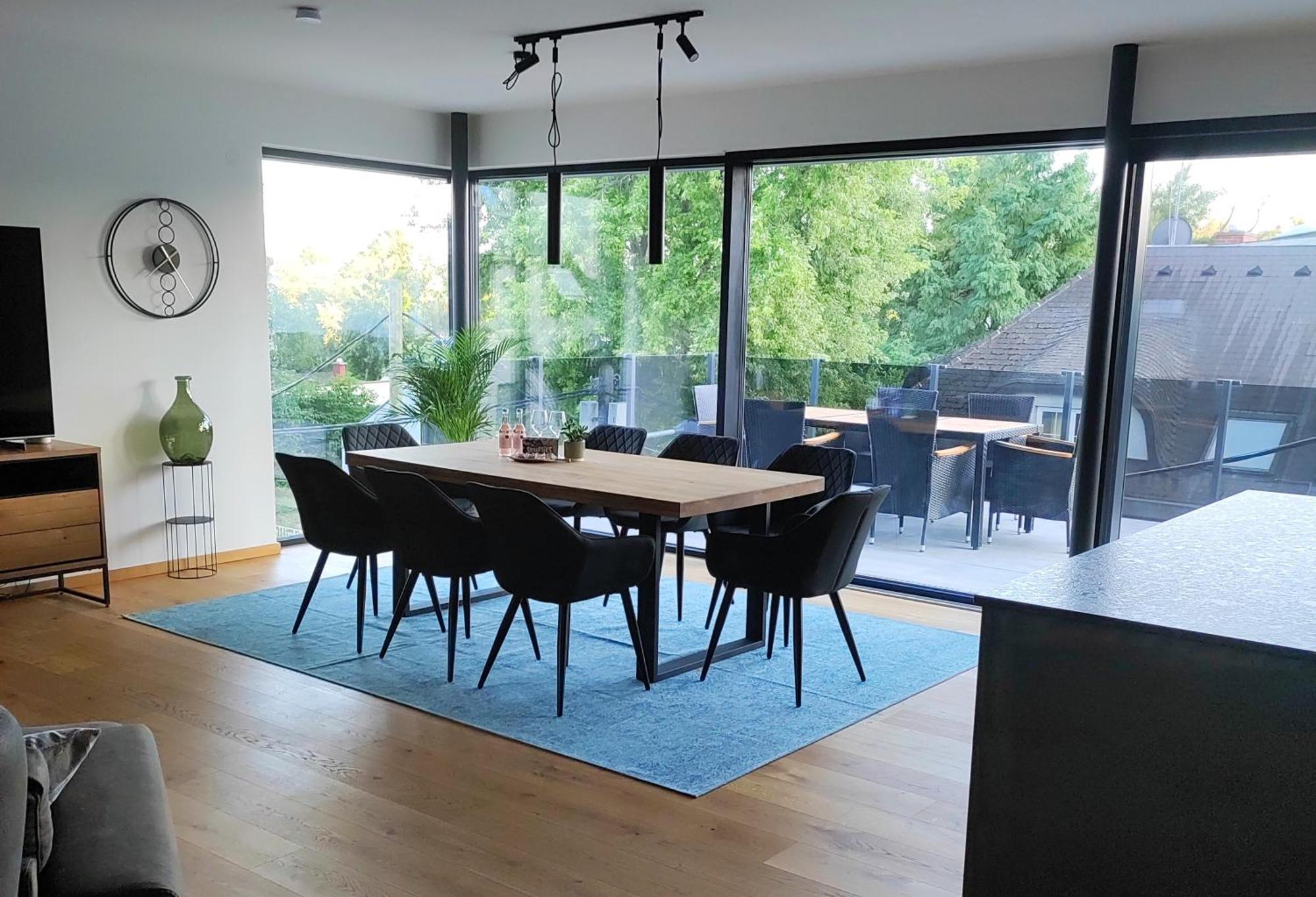 Luxurioeses Penthouse Mit Blick Auf Die Uno-City Und Dem Kaiserwasser. 3Schlafzimmer, 2 Baeder, Privat Lift Ins Apartment 비엔나 외부 사진